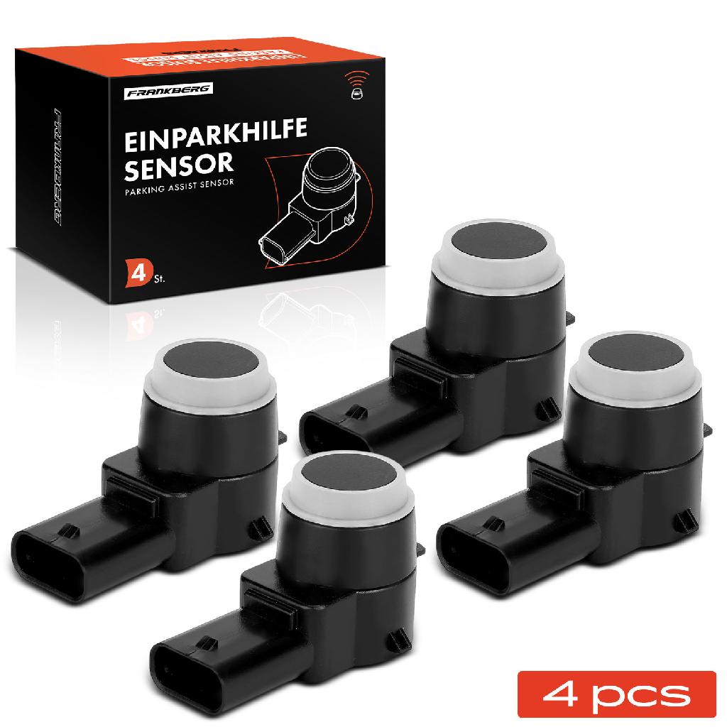 Frankberg 4x Parksensor PDC Sensor Hinten für VW Caddy 3 EOS Seat Altea Leon Toledo 3 2003-2019