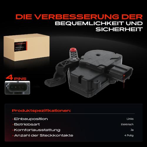 1x Türschloss Links für Chrysler Grand Voyager V Dodge Caravan 2.8L 3.3L 3.6L 3.8L 4.0L Bj ab 2008 Bild 1x Türschloss Links für Chrysler Grand Voyager V Dodge Caravan 2.8L 3.3L 3.6L 3.8L 4.0L Bj ab 2008