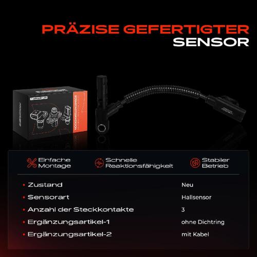 1x Nockenwellenposition Sensor für Opel Combo Vivaro C Peugeot 308 508 Fiat Doblo Bild 1x Nockenwellenposition Sensor für Opel Combo Vivaro C Peugeot 308 508 Fiat Doblo