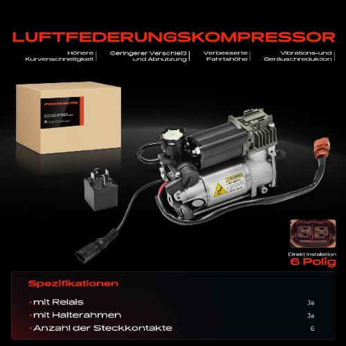 1x Luftfederung Kompressor für Audi A6 4B2 4B5 1997-2006 Bild 1x Luftfederung Kompressor für Audi A6 4B2 4B5 1997-2006