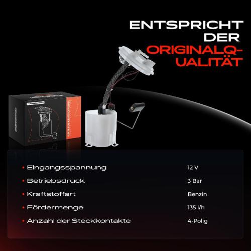 1x Kraftstoffpumpe für Opel Meriva X03 1.4L 1.6L 1.8L 2003-2010 Bild 1x Kraftstoffpumpe für Opel Meriva X03 1.4L 1.6L 1.8L 2003-2010