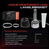 1x Antriebswelle Gelenksatz Vorderachse für Suzuki Vitara ET TA TD X-90 EL 1988-1998