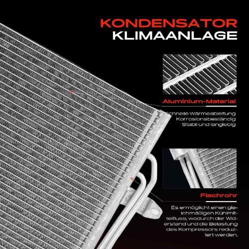 Frankberg 1x Kondensator Klimaanlage für VW Sharan 7N1 7N2 Seat Alhambra 1.4L 2.0L Bild Frankberg 1x Kondensator Klimaanlage für VW Sharan 7N1 7N2 Seat Alhambra 1.4L 2.0L