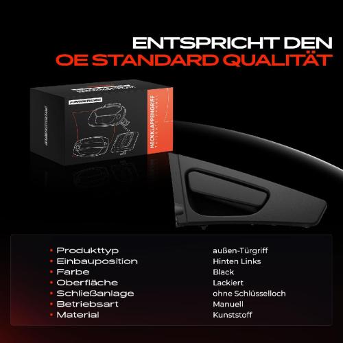 1x Türgriff Hinten Links außen für Renault Clio IV Grandtour Kasten/Schrägheck 0.9L 1.2L 1.5L 1.6L 2012-2021 Bild 1x Türgriff Hinten Links außen für Renault Clio IV Grandtour Kasten/Schrägheck 0.9L 1.2L 1.5L 1.6L 2012-2021