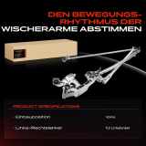 1x Wischergestänge Vorne für Ford C-Max DM2 Focus C-Max Focus II Turnier