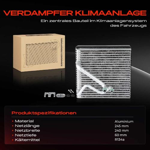 1x Verdampfer Klimaanlage für VW Jetta IV 162 163 AV2 AV3 Bild 1x Verdampfer Klimaanlage für VW Jetta IV 162 163 AV2 AV3