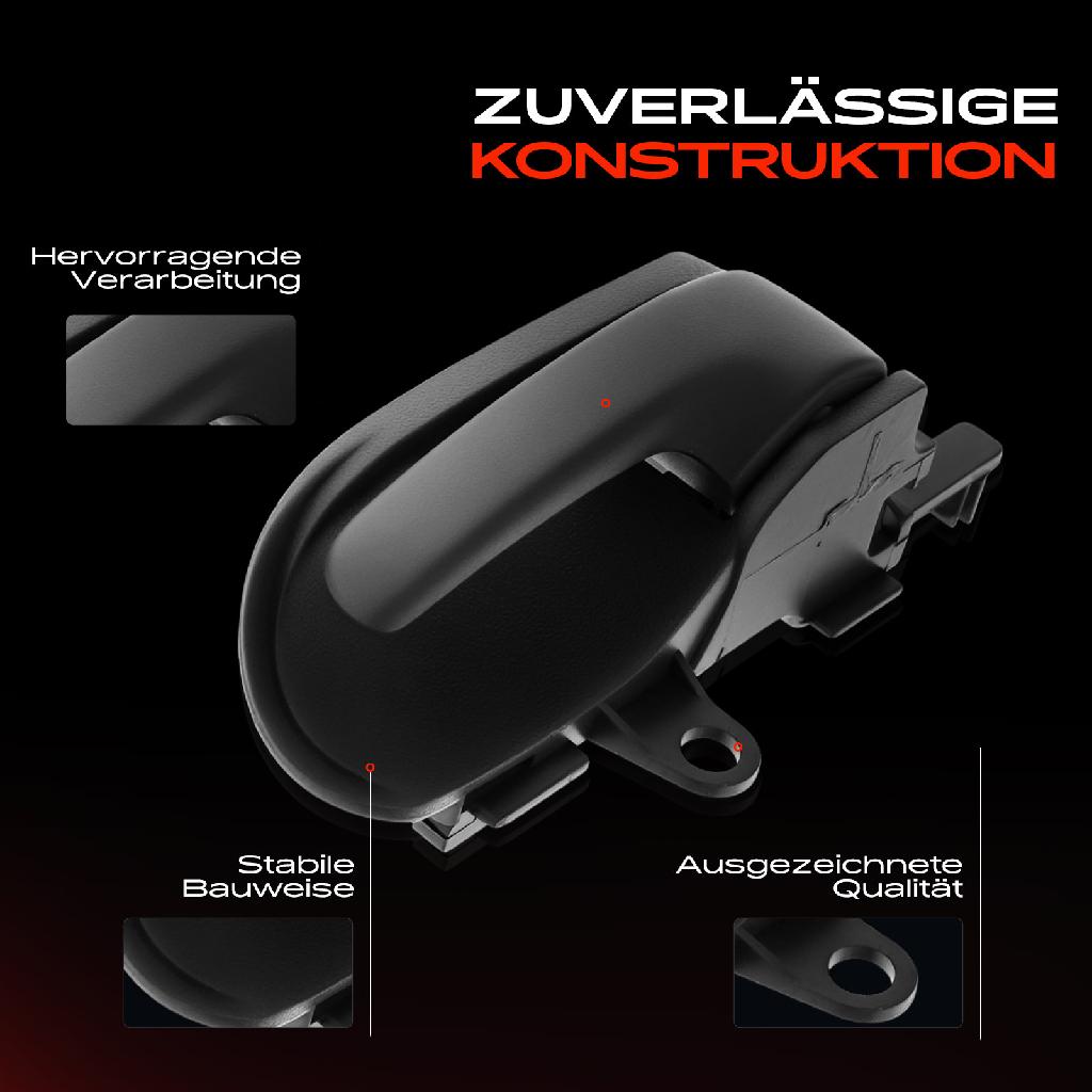 1x Türgriff Links innen für Citroën C1 Peugeot 107 Toyota Aygo Kasten/Schrägheck 1.0L 1.4L 2005-2014