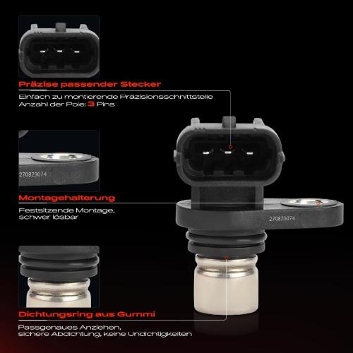1x Kurbelwellensensor Impulsgeber für Opel Agila A Astra G H Corsa B C Meriva Tigra 1.0L-1.4L Bild 1x Kurbelwellensensor Impulsgeber für Opel Agila A Astra G H Corsa B C Meriva Tigra 1.0L-1.4L