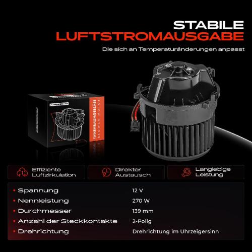 Frankberg 1x Gebläsemotor Innenraumgebläse für BMW F40 F45 F46 X1 F48 X2 F39 Bild Frankberg 1x Gebläsemotor Innenraumgebläse für BMW F40 F45 F46 X1 F48 X2 F39