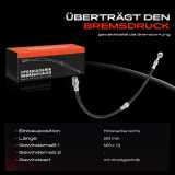 1x Bremsschlauch Bremsschläuche Hinterachse Rechts für Subaru Impreza GD GG GE GV