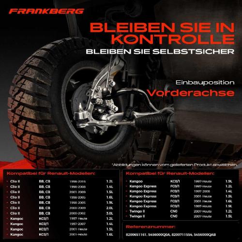2x Lagerbuchse Vorderachse für Renault Clio II Kangoo Express Twingo 3.0L Bj ab 1997 Bild 2x Lagerbuchse Vorderachse für Renault Clio II Kangoo Express Twingo 3.0L Bj ab 1997