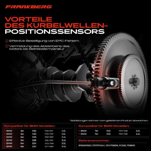 1x Kurbelwellensensor Impulsgeber für BMW 3er E30 5er E28 6er E24 7er E23 1977-1992 Bild 1x Kurbelwellensensor Impulsgeber für BMW 3er E30 5er E28 6er E24 7er E23 1977-1992