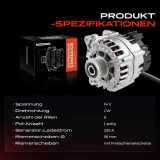 1x Lichtmaschine Generator für Audi A6 A7 4G Q7 4LB Porsche Macan 95B 3.0L