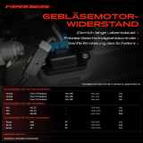 1x Widerstand Vorwiderstand Gebläsemotor für Honda Civic VI MG ZS Rover 25 45 400 1995-2005