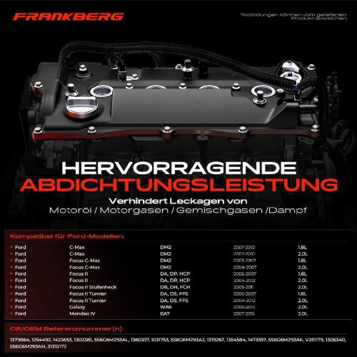 1x Ventildeckel Zylinderkopfhaube für Ford Focus C-Max Volvo V50 C30 Bild 1x Ventildeckel Zylinderkopfhaube für Ford Focus C-Max Volvo V50 C30