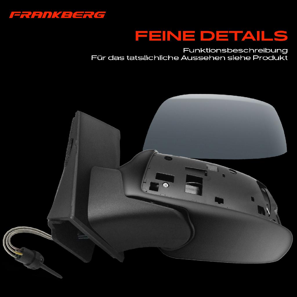1x Außenspiegel Links für Ford Fiesta V Van JD JH 1.2L 1.3L 1.4L 1.6L 2001-2005