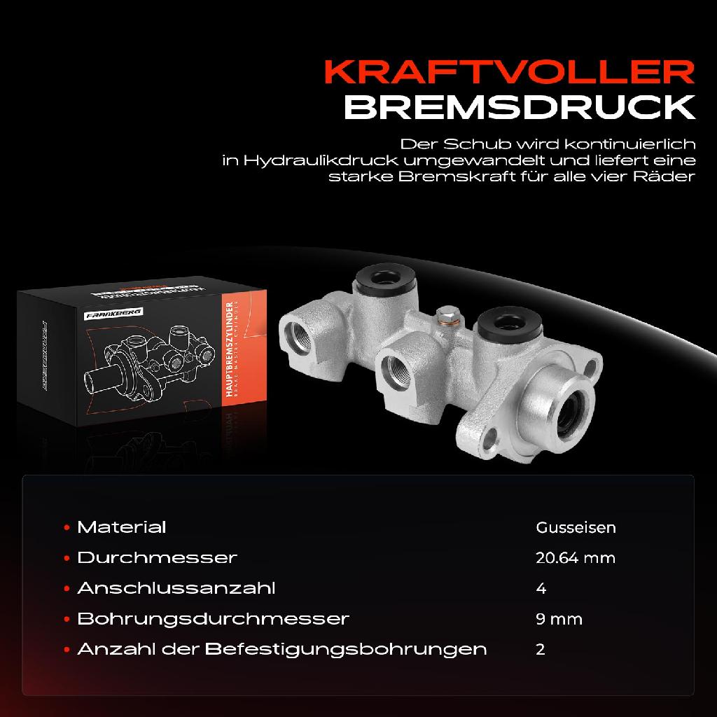 1x Hauptbremszylinder Bremszylinder für Opel Corsa A S83 CC 93 94 98 99 1987-1993