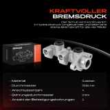 1x Hauptbremszylinder Bremszylinder für Opel Corsa A S83 CC 93 94 98 99 1987-1993