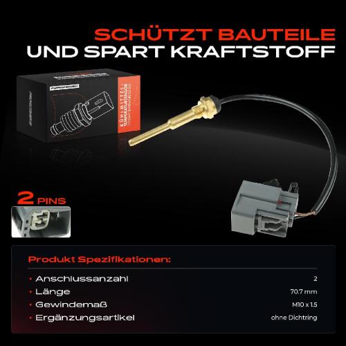 Frankberg 1x Sensor Kühlmitteltemperatur für Citroën Jumper Ford Mondeo III Transit Focus Bild Frankberg 1x Sensor Kühlmitteltemperatur für Citroën Jumper Ford Mondeo III Transit Focus