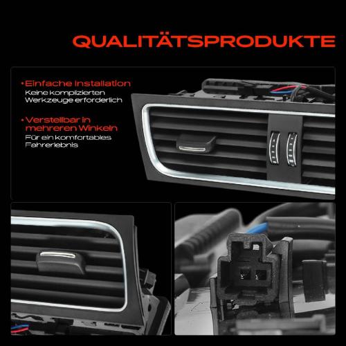 1x Luftdüse Armaturenbrett Vorne Mitte für Audi A4 Avant 8K A5 8T 8K 2007-2017 Bild 1x Luftdüse Armaturenbrett Vorne Mitte für Audi A4 Avant 8K A5 8T 8K 2007-2017