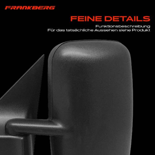 Frankberg 1x Außenspiegel Links für Mercedes Sprinter 2-T B901 B902 3-T B903 4-T B904 1995-2006 Bild Frankberg 1x Außenspiegel Links für Mercedes Sprinter 2-T B901 B902 3-T B903 4-T B904 1995-2006