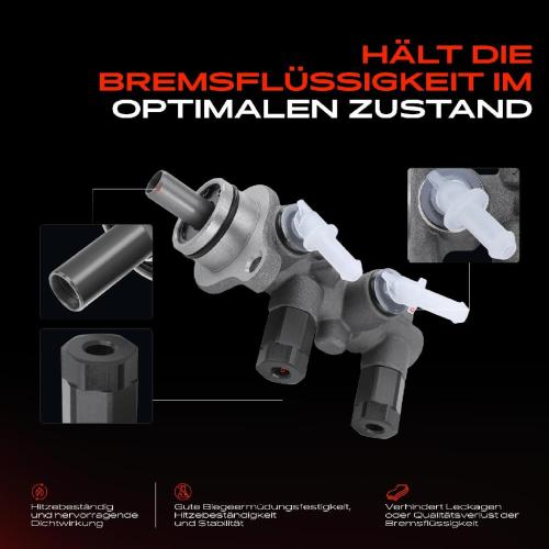 1x Hauptbremszylinder Bremszylinder für KIA Picanto BA SA 1.0L 1.1L Bj ab 2004 Bild 1x Hauptbremszylinder Bremszylinder für KIA Picanto BA SA 1.0L 1.1L Bj ab 2004