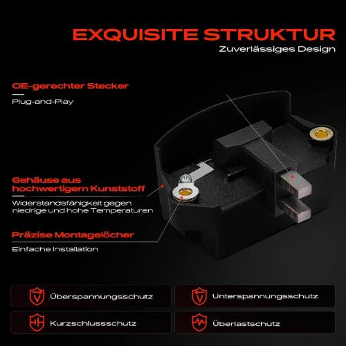 1x Lichtmaschinenregler Generatorregler für Audi 80 BMW E30 E34 E46 Fiat Uno Bild 1x Lichtmaschinenregler Generatorregler für Audi 80 BMW E30 E34 E46 Fiat Uno