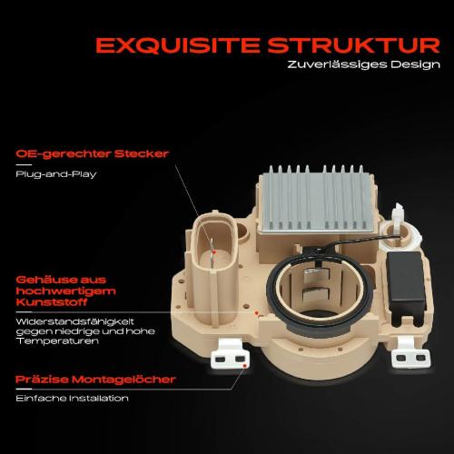 1x Lichtmaschinenregler Generatorregler für Fiat Sedici Opel Agila (B) Suzuki SX4 Bild 1x Lichtmaschinenregler Generatorregler für Fiat Sedici Opel Agila (B) Suzuki SX4