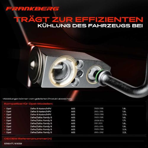 1x Expansionsventil Klimaanlage für Opel Zafira B Zafira Family B A05 Bild 1x Expansionsventil Klimaanlage für Opel Zafira B Zafira Family B A05