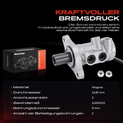 1x Hauptbremszylinder Bremszylinder für Renault Laguna I II BG0/1 KG0/1 Grandtour Bild 1x Hauptbremszylinder Bremszylinder für Renault Laguna I II BG0/1 KG0/1 Grandtour