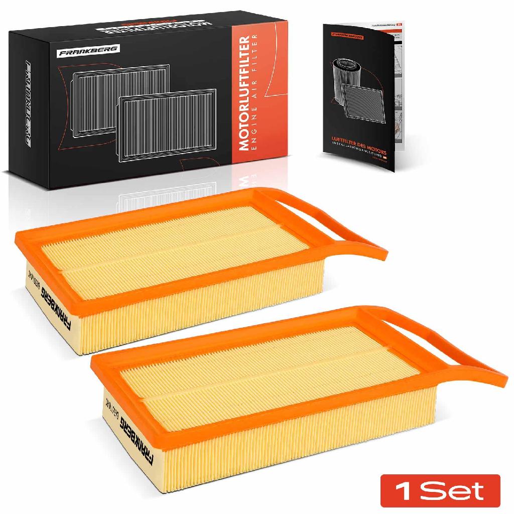 2x Luftfilter Filtereinsatz für Peugeot 407 6D 407 Coupe 6C 407 SW 6D 6E Citroen C5 RC RD RE