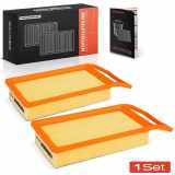 2x Luftfilter Filtereinsatz für Peugeot 407 6D 407 Coupe 6C 407 SW 6D 6E Citroen C5 RC RD RE