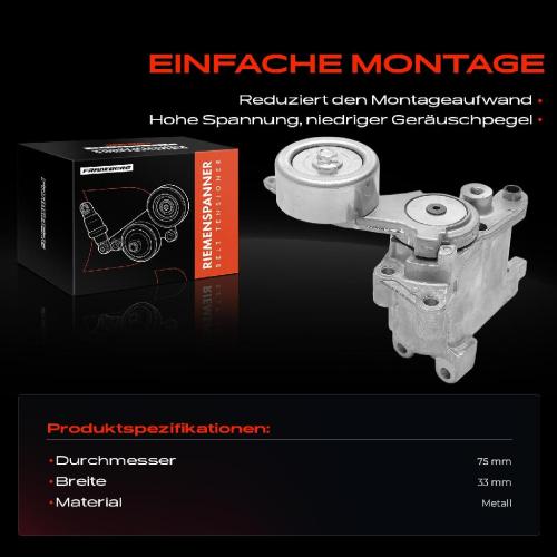 1x Spannrolle Riemenspanner für Toyota Dyna Hiace IV Hilux VI VII 2.5L 3.0L Bild 1x Spannrolle Riemenspanner für Toyota Dyna Hiace IV Hilux VI VII 2.5L 3.0L