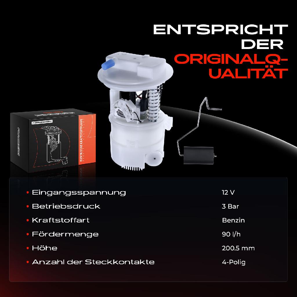 1x Kraftstoffpumpe für Renault Clio II BB CB Clio II Kasten/Schrägheck SB0/1/2 1.2L 1.4L 1.6L 2.0L 2001-2016