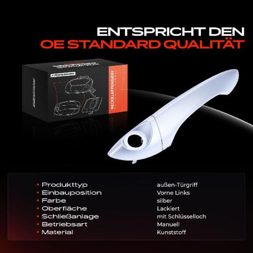 1x Türgriff Vorne Links außen für BMW X5 E53 2.9L 3.0L 4.4L 4.6L 4.8L 2000-2006 Bild 1x Türgriff Vorne Links außen für BMW X5 E53 2.9L 3.0L 4.4L 4.6L 4.8L 2000-2006