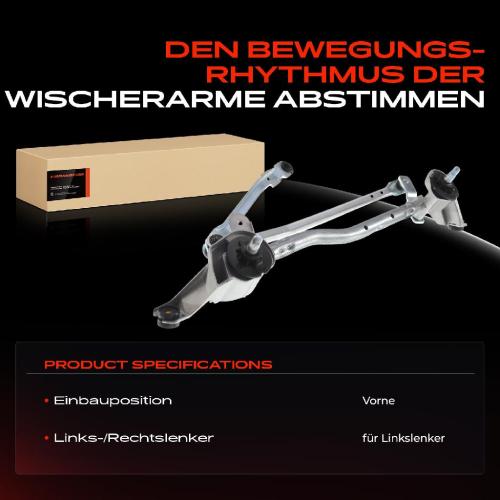 1x Wischergestänge Vorne für Nissan Note E11 NE11 2006-2012 Bild 1x Wischergestänge Vorne für Nissan Note E11 NE11 2006-2012