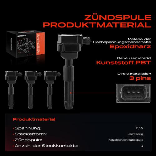 Frankberg 4x Zündmodul Zündspule für Mercedes-Benz W203 CL203 S202 S203 C208 A208 W210 S210 R170 2.0L 2.3L 2000-2002 Bild Frankberg 4x Zündmodul Zündspule für Mercedes-Benz W203 CL203 S202 S203 C208 A208 W210 S210 R170 2.0L 2.3L 2000-2002