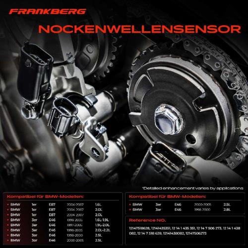 1x Nockenwellenposition Sensor für BMW 1ER E87 3ER E46 E36 E90 E91 5ER E39 E60 E61 X5 E53 Bild 1x Nockenwellenposition Sensor für BMW 1ER E87 3ER E46 E36 E90 E91 5ER E39 E60 E61 X5 E53