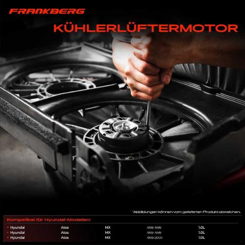 1x Lüfter Kühlerlüfter Motorkühlung Elektromotor für Hyundai Atos MX 1.0L 1998-2000 Bild 1x Lüfter Kühlerlüfter Motorkühlung Elektromotor für Hyundai Atos MX 1.0L 1998-2000