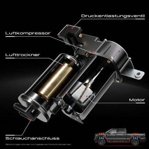 1x Luftfederung Kompressor für BMW 5er E61 7er X5 E70 X6 E71 E72 Bild 1x Luftfederung Kompressor für BMW 5er E61 7er X5 E70 X6 E71 E72