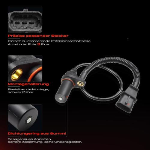 1x Kurbelwellensensor Impulsgeber für Hyundai Accent II i30 KIA Cerato Bild 1x Kurbelwellensensor Impulsgeber für Hyundai Accent II i30 KIA Cerato