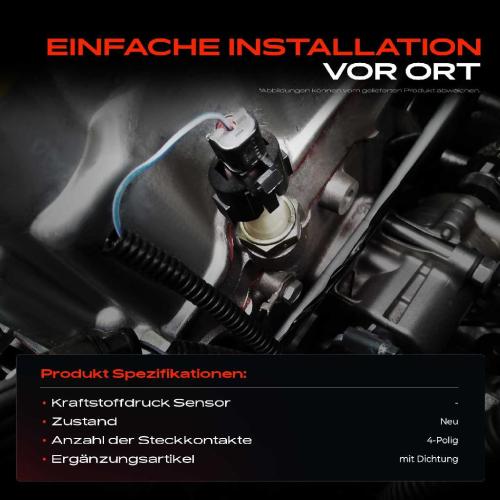 1x Kraftstoffdruck Sensor für Volvo S40 II 544 C30 533 C70 II 542 V50 545 2004-2012 Bild 1x Kraftstoffdruck Sensor für Volvo S40 II 544 C30 533 C70 II 542 V50 545 2004-2012
