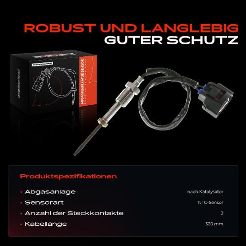 1x Abgastemperatursensor für Nissan Cabstar NP300 Navara D40 Pathfinder 3 R51 2.5L Bild 1x Abgastemperatursensor für Nissan Cabstar NP300 Navara D40 Pathfinder 3 R51 2.5L