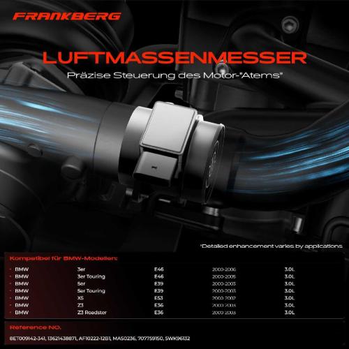 1x Luftmassenmesser für BMW 3er E46 3er Touring 5er E39 5er Touring X5 E53 Z3 E36 Z3 Roadster Bild 1x Luftmassenmesser für BMW 3er E46 3er Touring 5er E39 5er Touring X5 E53 Z3 E36 Z3 Roadster