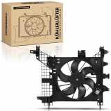 Frankberg 1x Motorkühller Einfachlüfter mit Kühlerlüfterrahmen Dacia Duster Kasten 1.5 dCi 1.6 16V 4x4