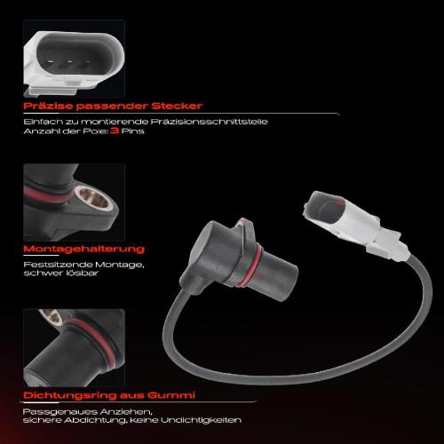 1x Kurbelwellensensor Impulsgeber für VW Golf Passat Audi A3 A4 A6 Skoda Seat Ford Bild 1x Kurbelwellensensor Impulsgeber für VW Golf Passat Audi A3 A4 A6 Skoda Seat Ford