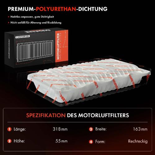 1x Luftfilter Filtereinsatz für Toyota Corolla Kombi E12 Avensis T25 1997-2009 Bild 1x Luftfilter Filtereinsatz für Toyota Corolla Kombi E12 Avensis T25 1997-2009