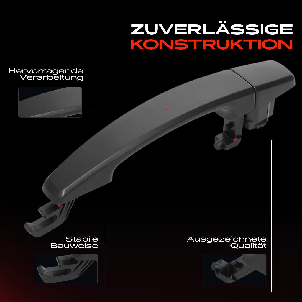 1x Türgriff Vorne Rechts außen für Chevrolet Cruze Schrägheck Station Wagon Opel Astra J Caravan GTC Stufenheck
