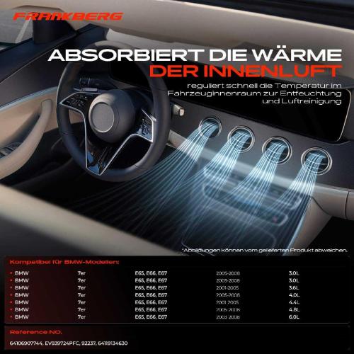 1x Verdampfer Klimaanlage für BMW 7er E65 E66 E67 3.0L 3.6L 4.0L Bild 1x Verdampfer Klimaanlage für BMW 7er E65 E66 E67 3.0L 3.6L 4.0L