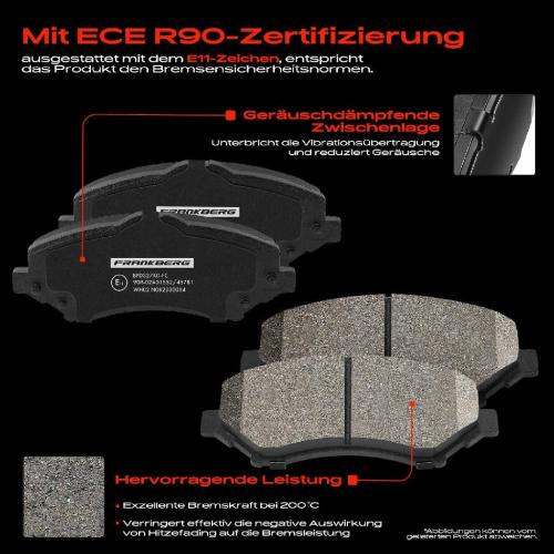 4x Bremsbeläge Vorderachse für VW Routan Chrysler Grand Voyager V Dodge Caravan Journey Van Nitro Bild 4x Bremsbeläge Vorderachse für VW Routan Chrysler Grand Voyager V Dodge Caravan Journey Van Nitro